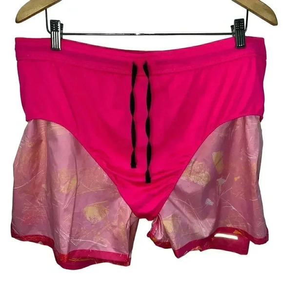 The‎ North Face Men's Limitless Run Shorts PinkOrange Lightweight Breathable XL - Picture 4 of 5